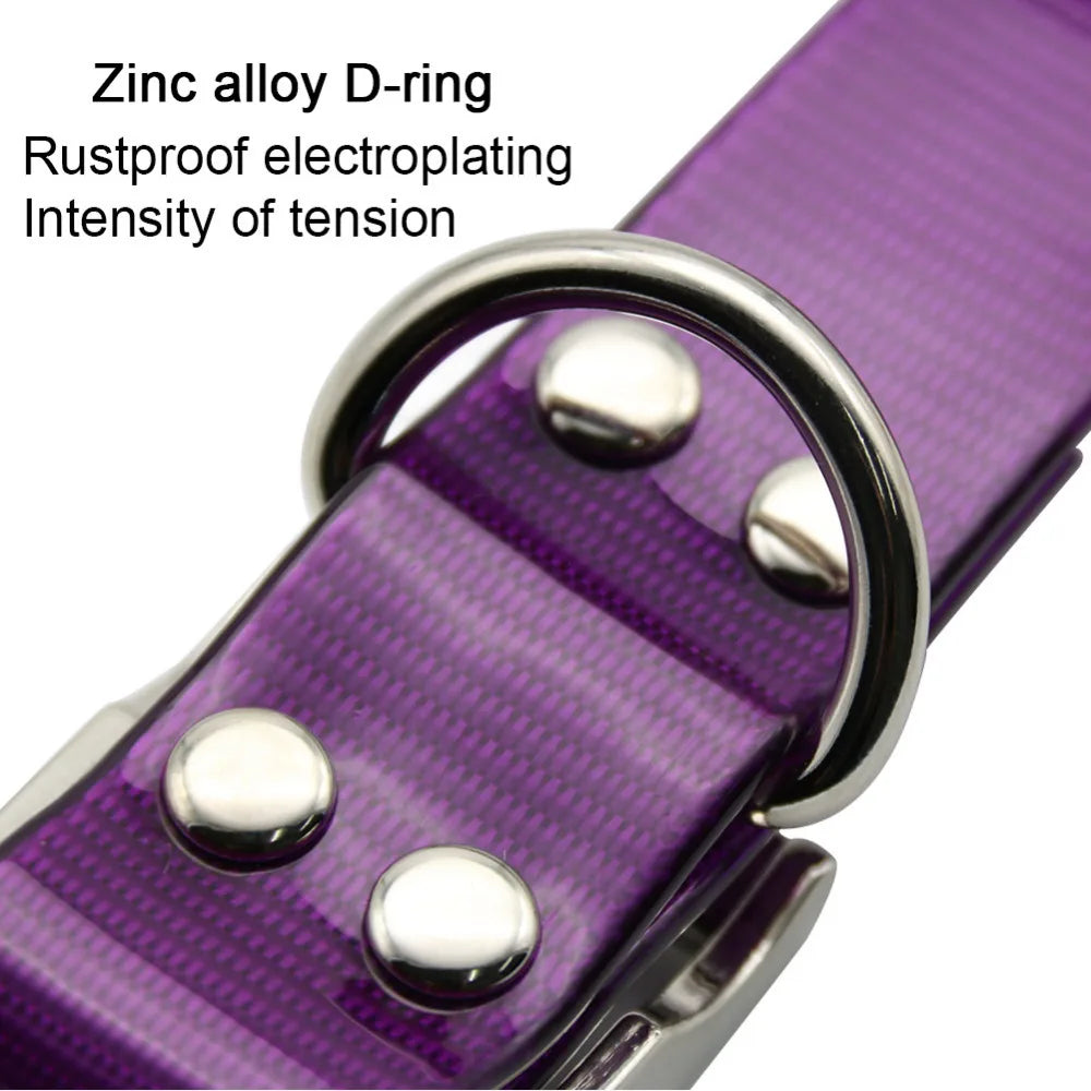 High Fasion Dog Collar Nylon Waterproof Easy Clean