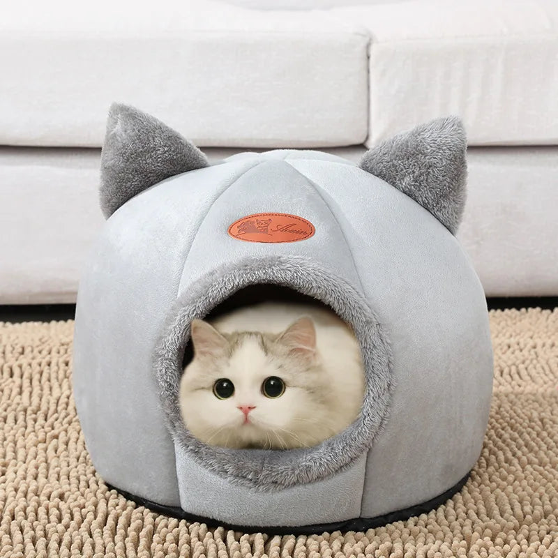 Cozy Cat Bed Mat Basket