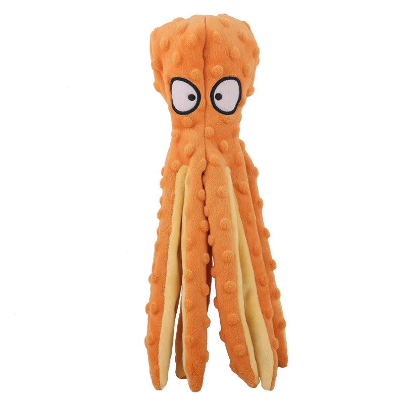 Octopus Skin Shell Bite Resistant Plush Dog Toy