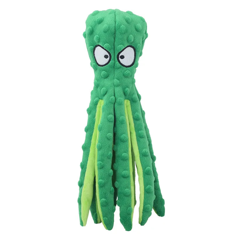 Octopus Skin Shell Bite Resistant Plush Dog Toy