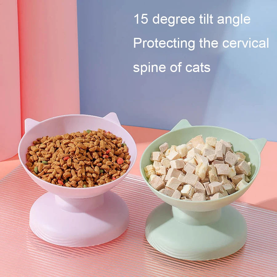 Elevated Cat Food & Water Bowl