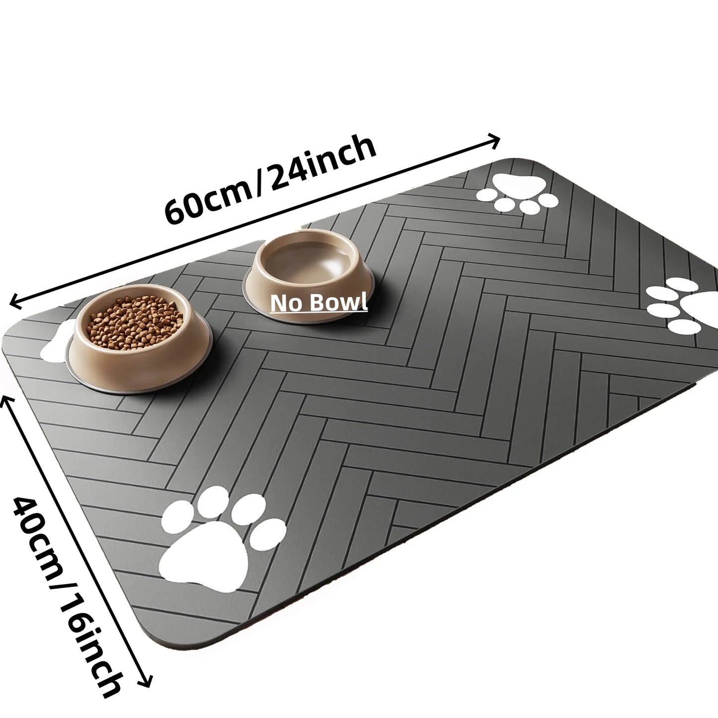 Waterproof Rubber Absorbent Pet Feeding Mat