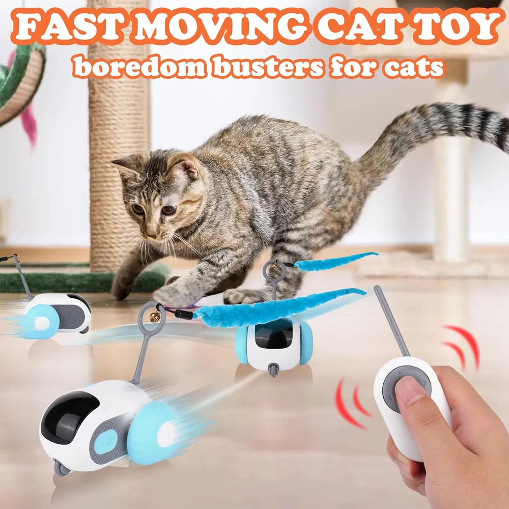 Smart Cat Toy Car Multiple Automatic Modes
