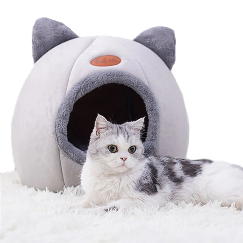 Cozy Cat Bed Mat Basket