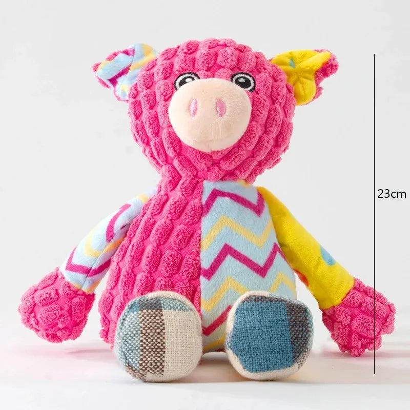 Plush Toy Bite Resistant Interactive Squeaky Pet Toy