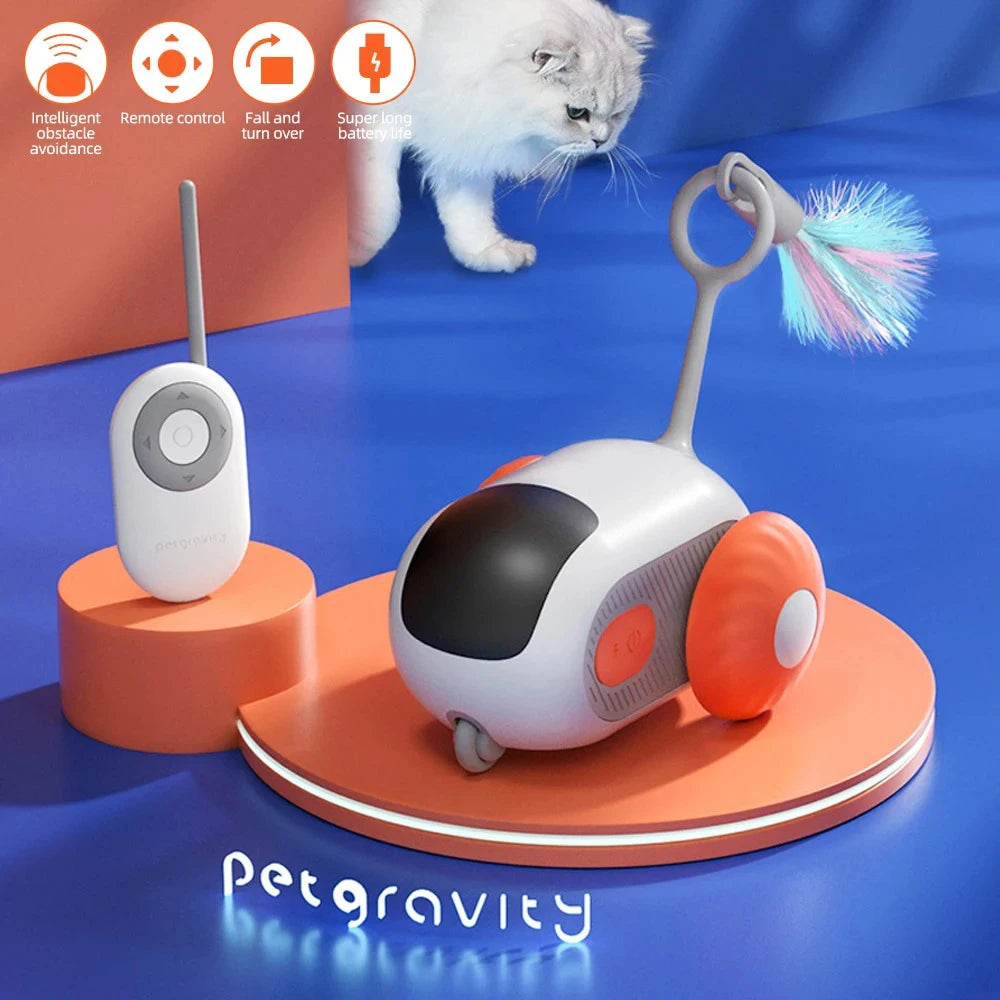 Smart Cat Toy Car Multiple Automatic Modes