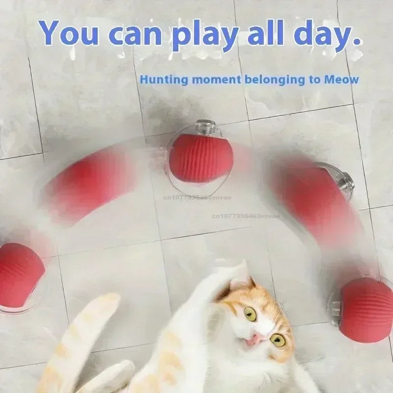 Interactive Automatic Rolling Cat Toy Ball