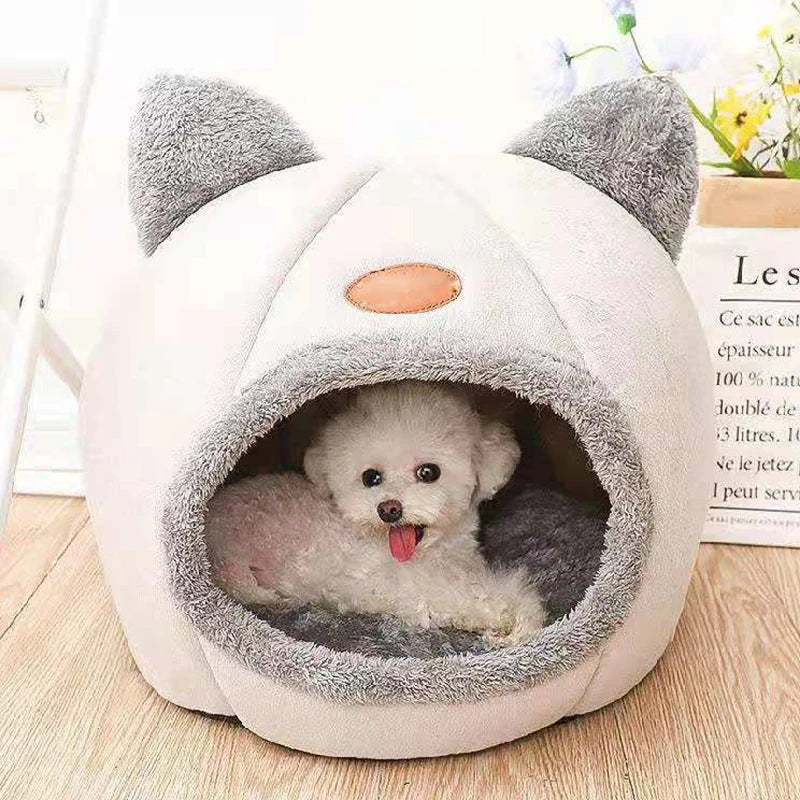 Cozy Cat Bed Mat Basket
