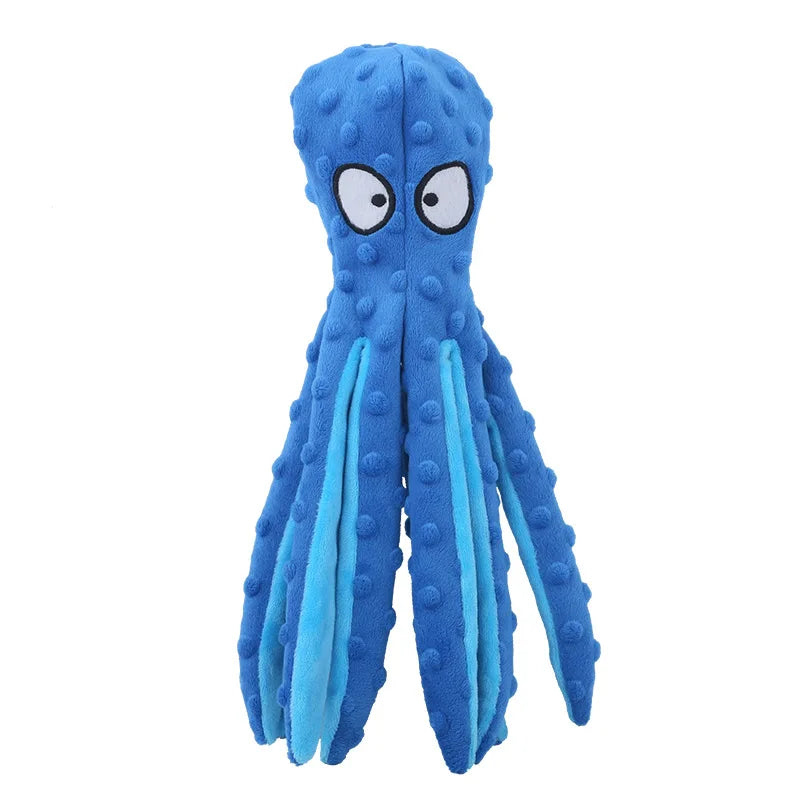 Octopus Skin Shell Bite Resistant Plush Dog Toy
