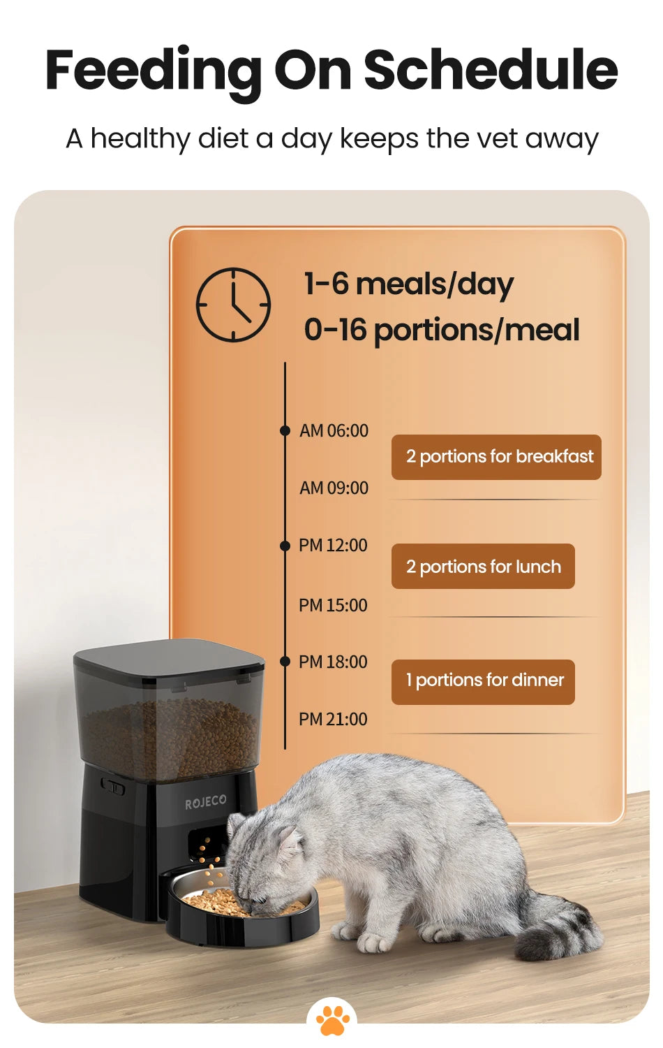 Automatic Cat Food Dispenser