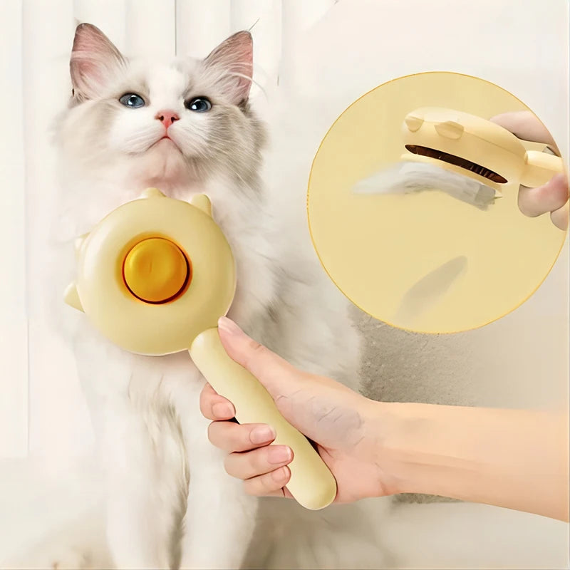 Massaging Cat Hair Removal Brush