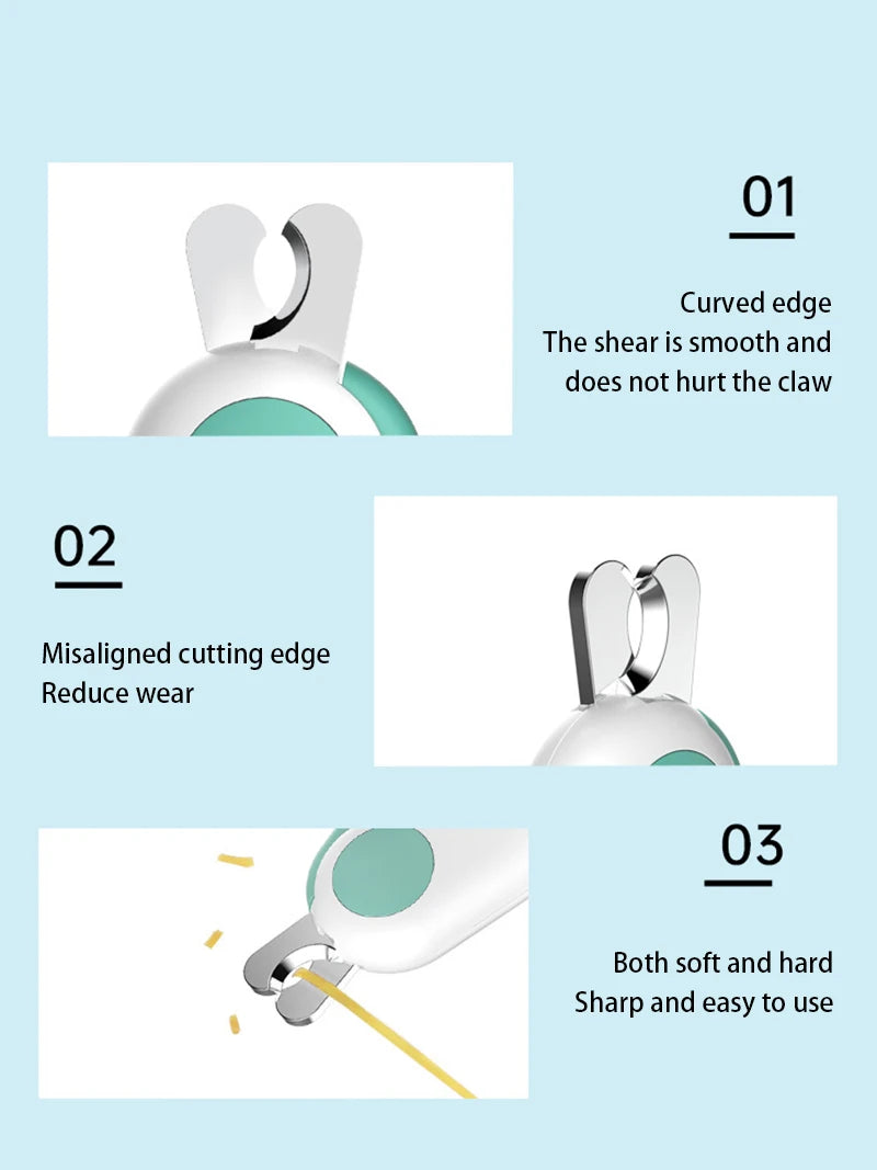 LED Dog & Cat Professional Nail Claw Trimmer