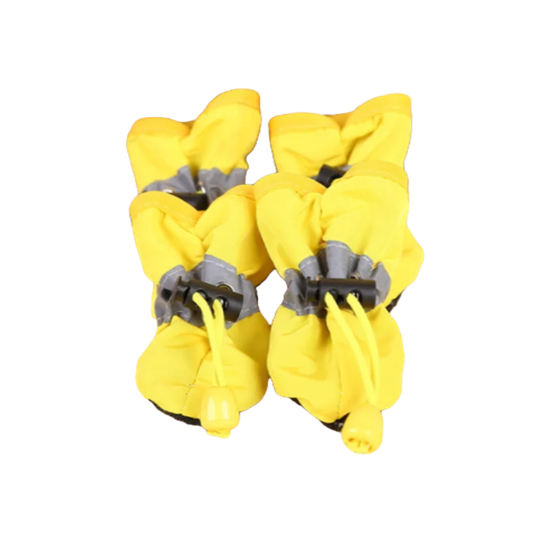 4pcs/set Waterproof Pet Dog Shoes Pet Booties Paw Accessories