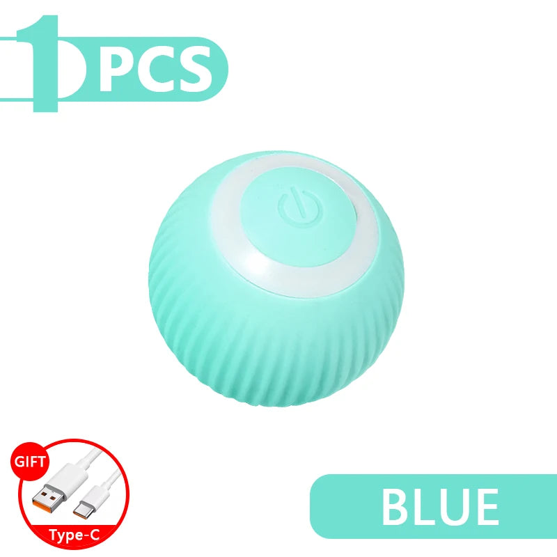 Interactive Cat Toys Ball, Automatic 360° Self-Rotating Rolling Ball