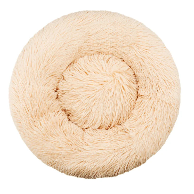 Round Warm Dog Bed Washable