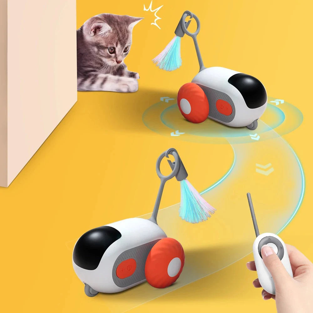 Smart Cat Toy Car Multiple Automatic Modes
