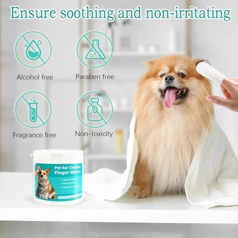 Disposable Ear Care Finger Cleaning Wipes