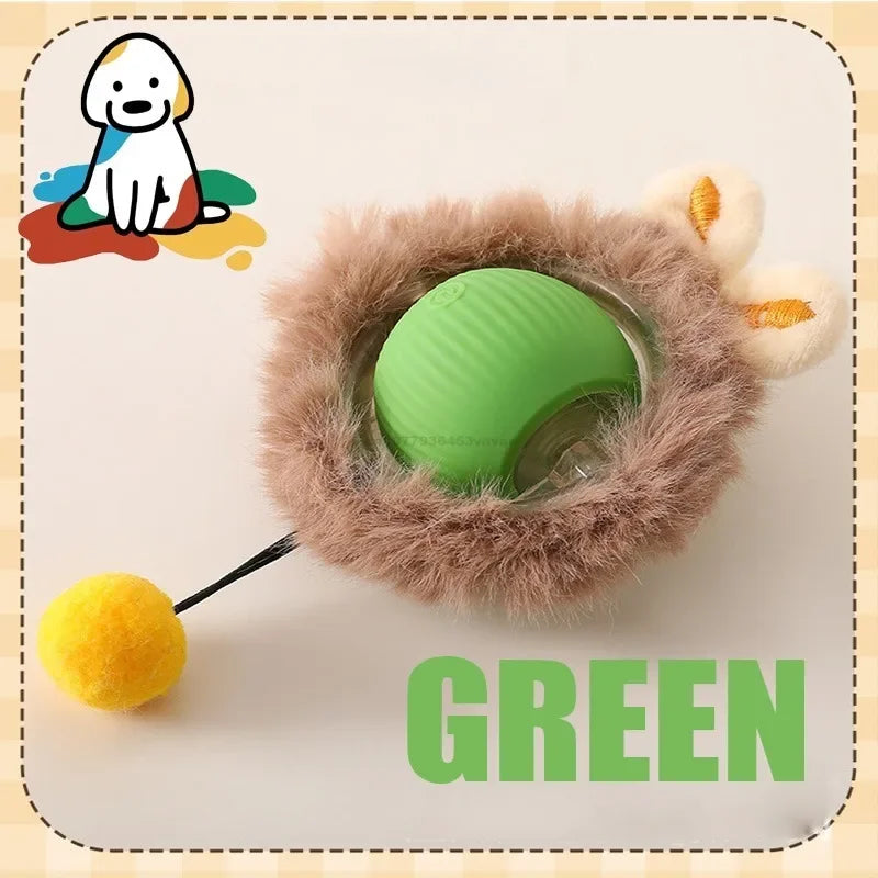Interactive Automatic Rolling Cat Toy Ball