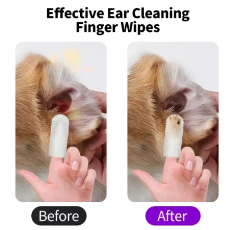 Disposable Ear Care Finger Cleaning Wipes