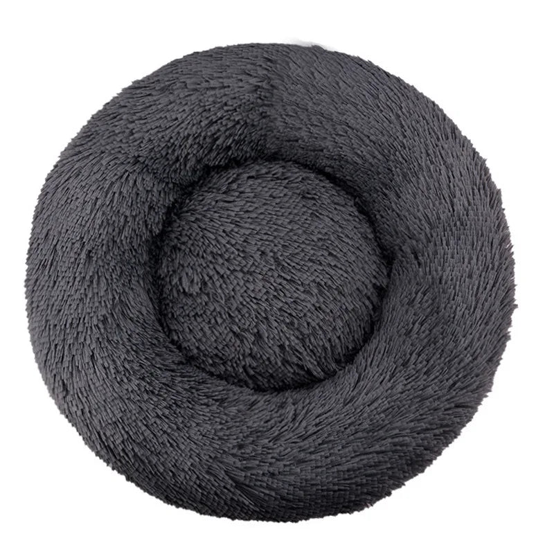 Round Warm Dog Bed Washable