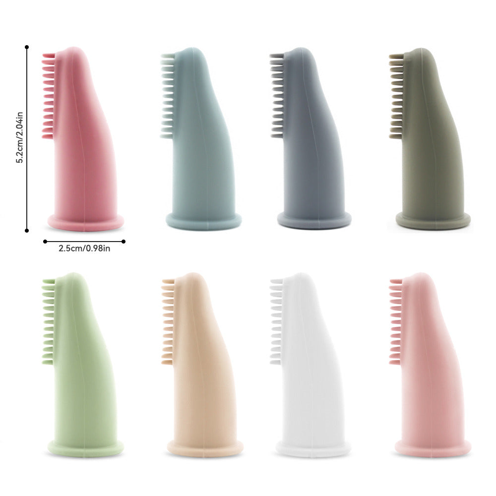 Soft Silicone Dog Cleaning Finger Toothbrush