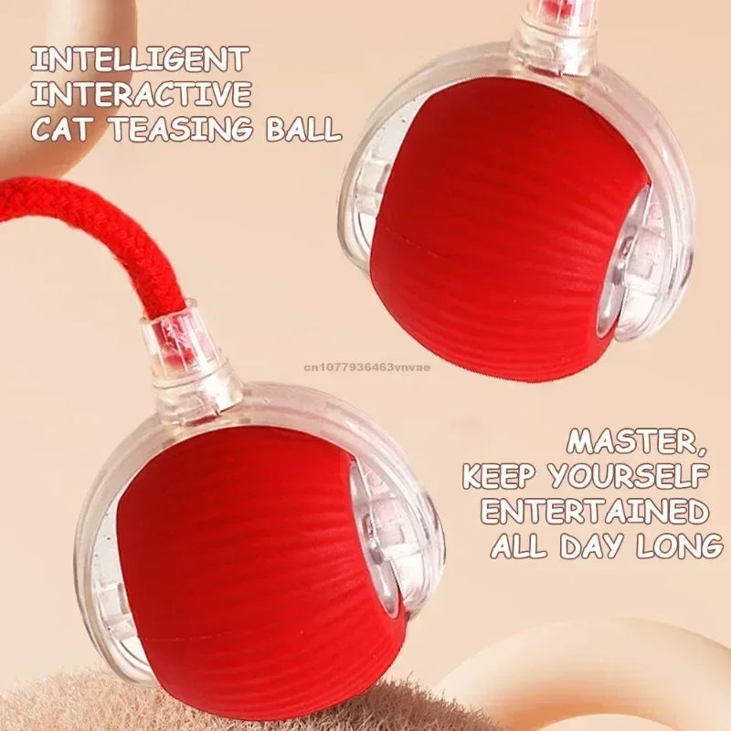 Interactive Automatic Rolling Cat Toy Ball
