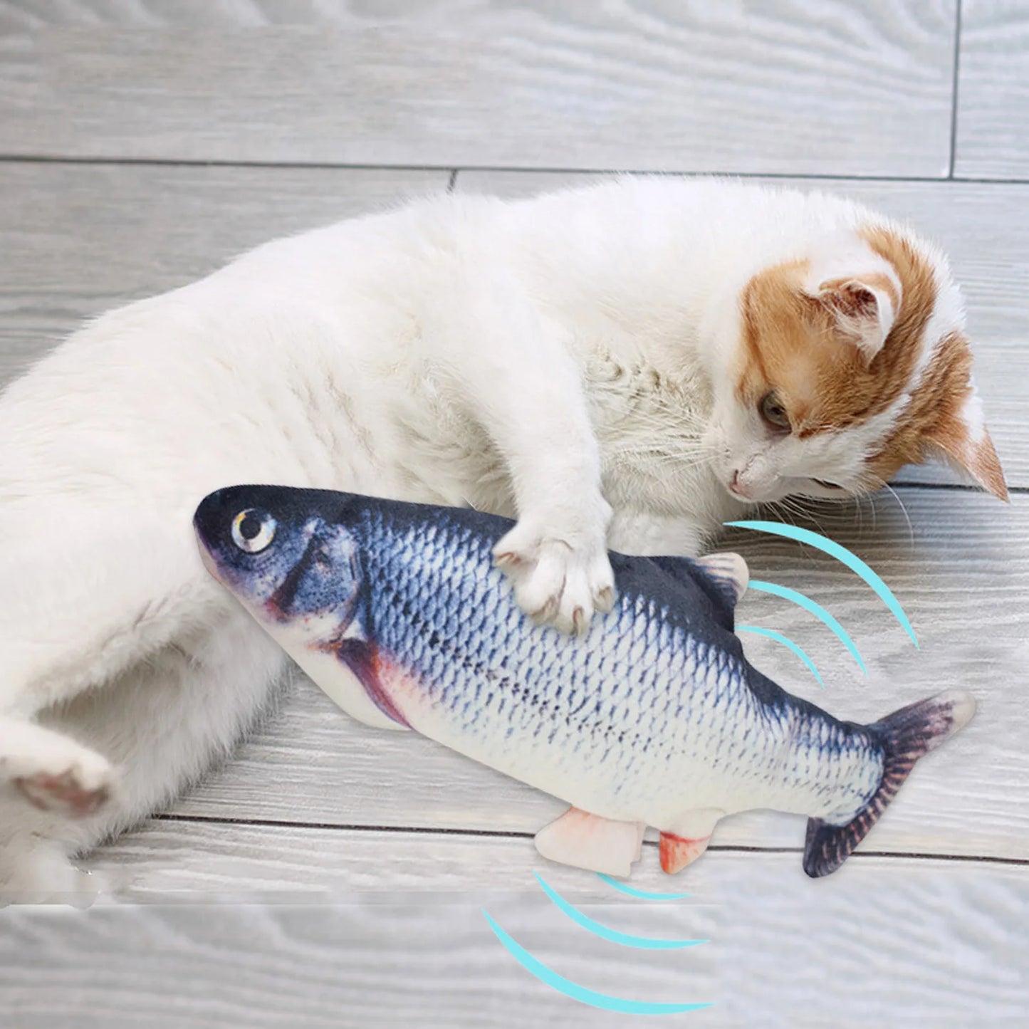 Interactive Floppy Fish Chewy Cat Toy
