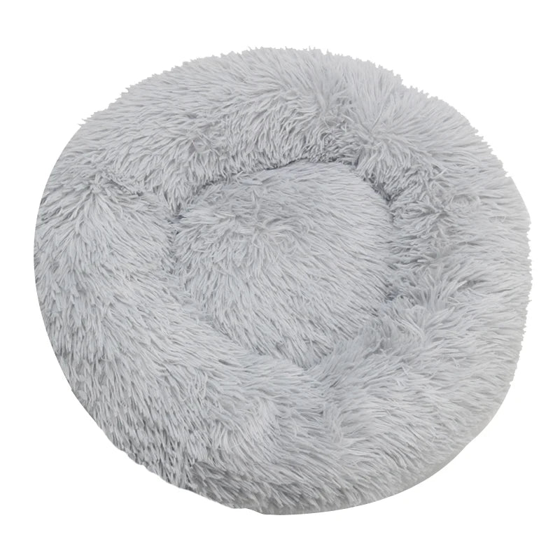 Round Warm Dog Bed Washable