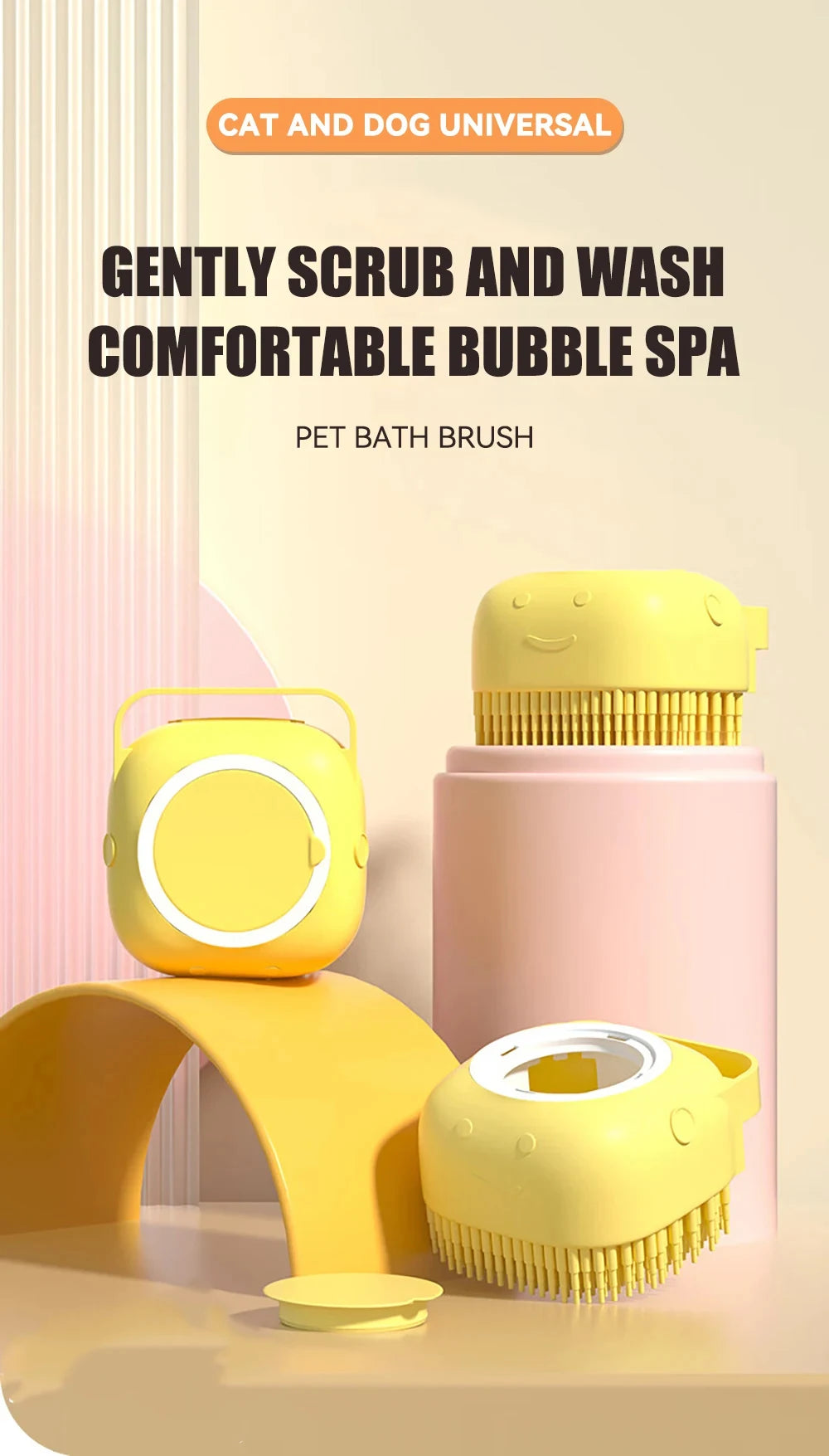 Soapy Handheld Dog & Cat Groomer & Washer