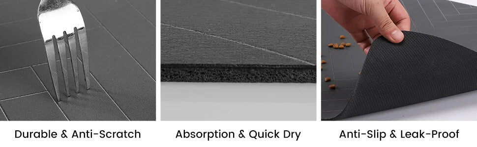 Waterproof Rubber Absorbent Pet Feeding Mat