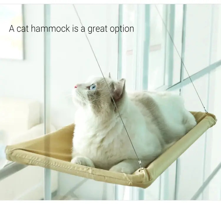 Foldable Cat Window Perch Hammock Bed