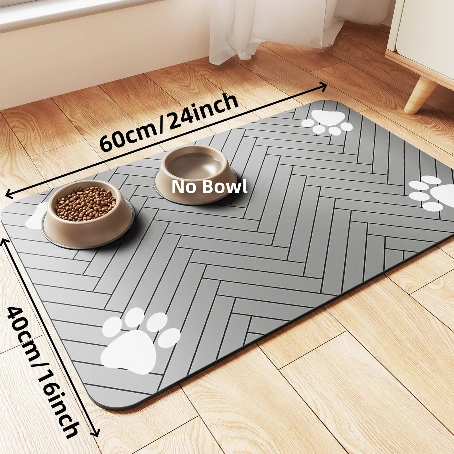 Waterproof Rubber Absorbent Pet Feeding Mat