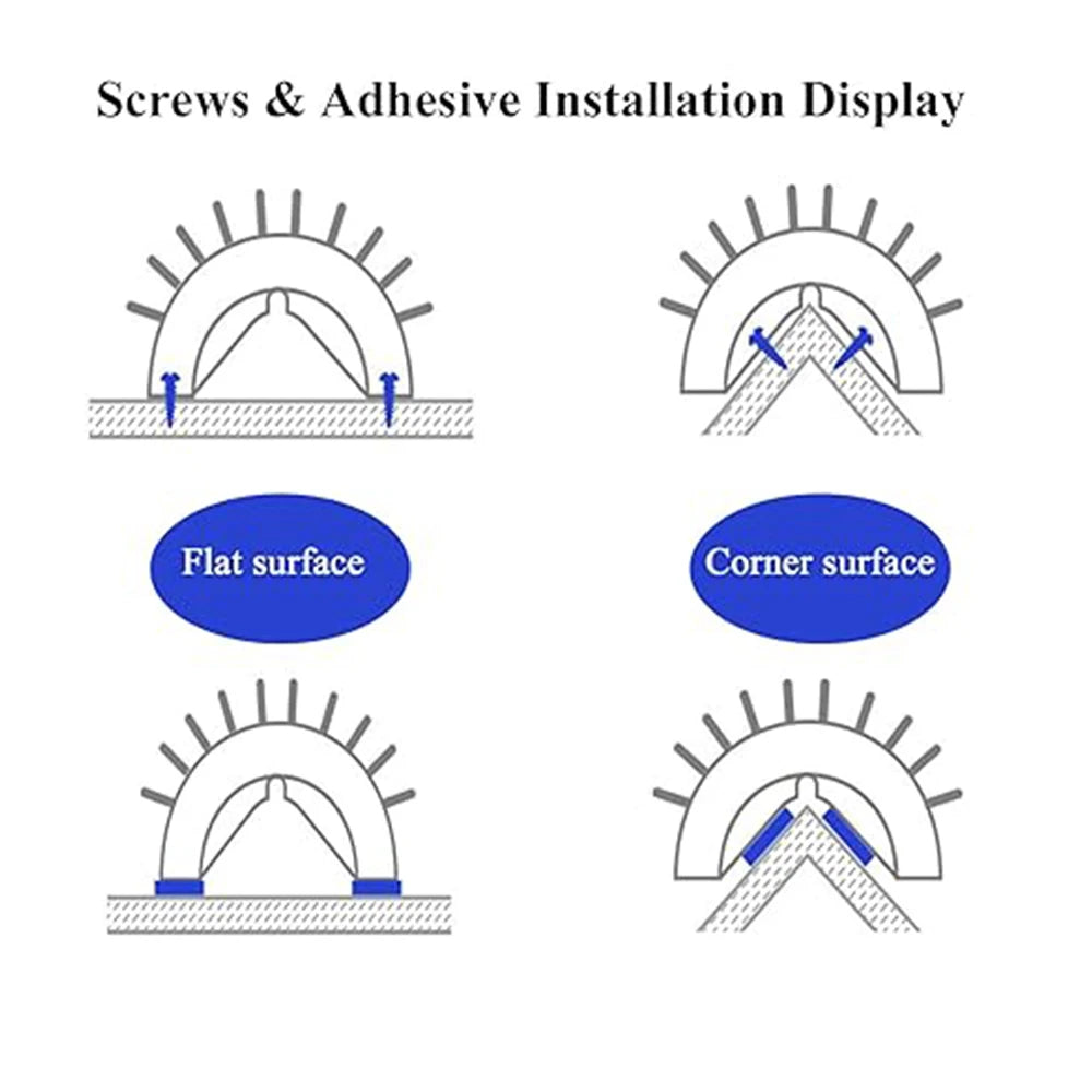 Cat Corner Wall Attachment Groomer & Scratcher
