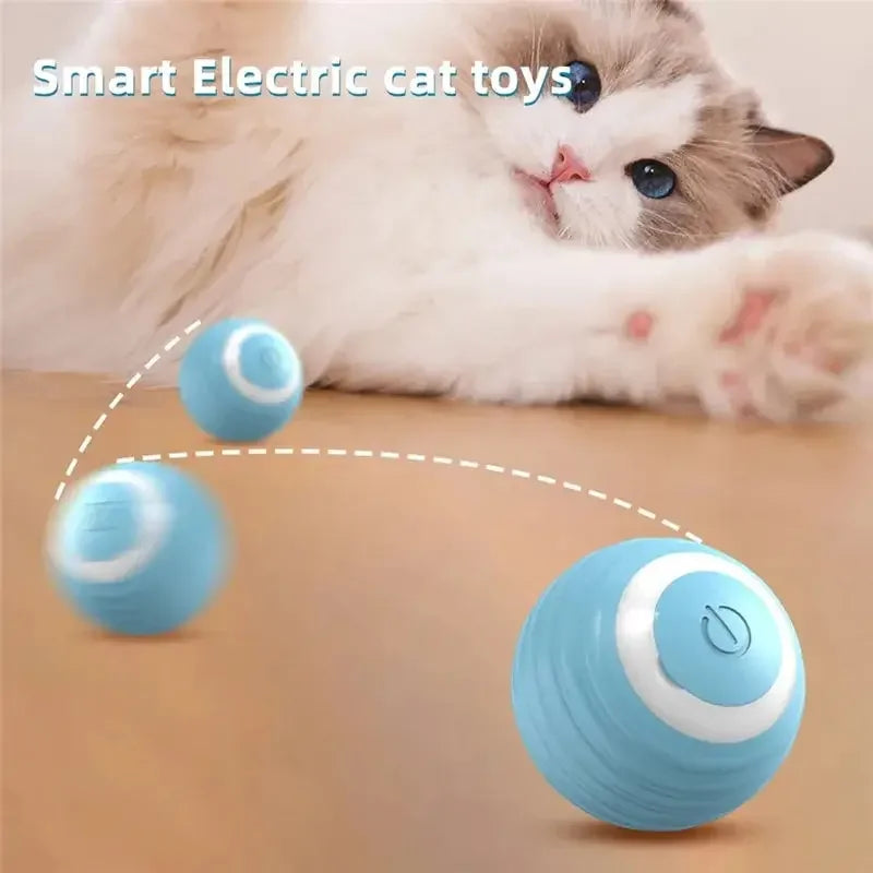 Interactive Electric Self-Moving Cat Toy Ball
