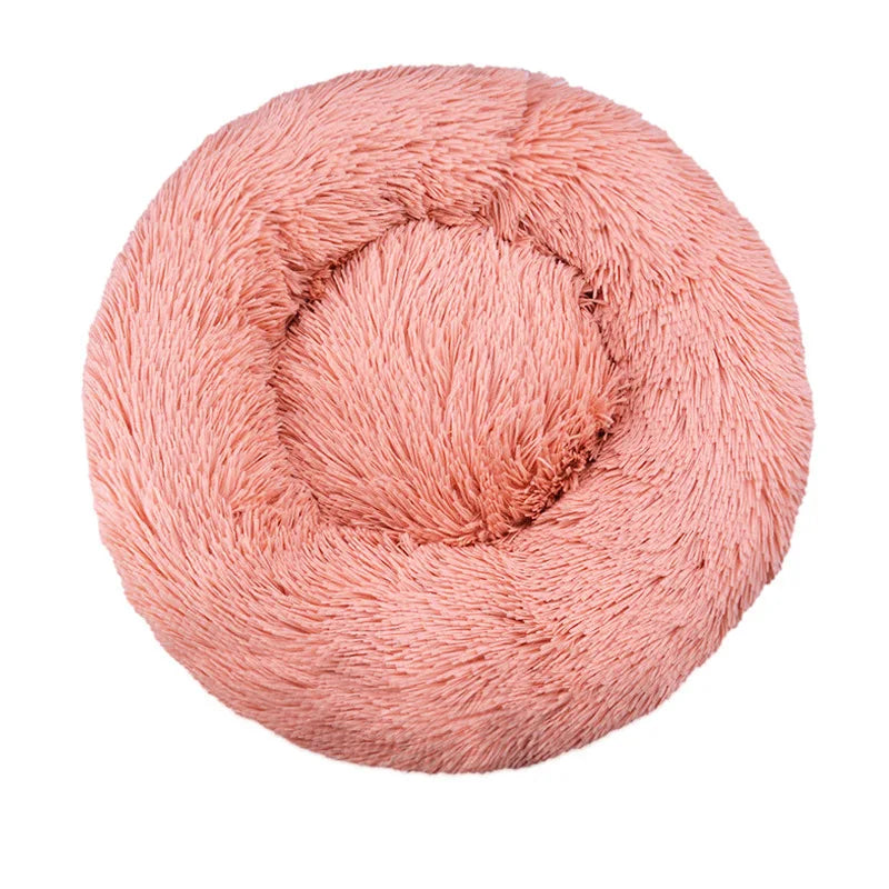Round Warm Dog Bed Washable