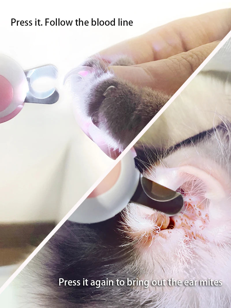 LED Dog & Cat Professional Nail Claw Trimmer