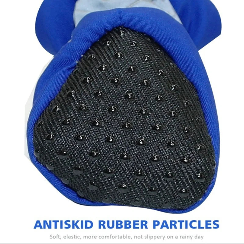 4pcs/set Waterproof Pet Dog Shoes Pet Booties Paw Accessories