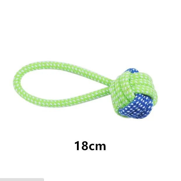Cotton Rope & Ball Dog Toy