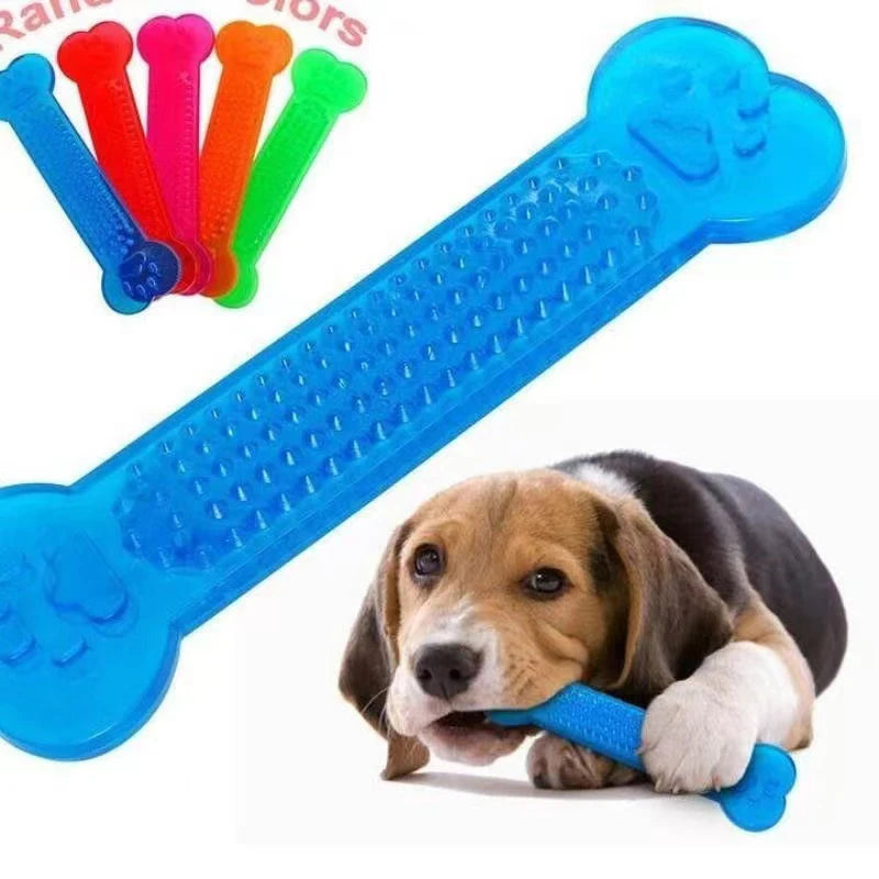 Rubber Dog Chew Toy Dental Toothbrush