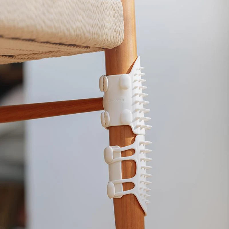 Self-Cleaning Wall & Corner Cat Groomer & Scratcher