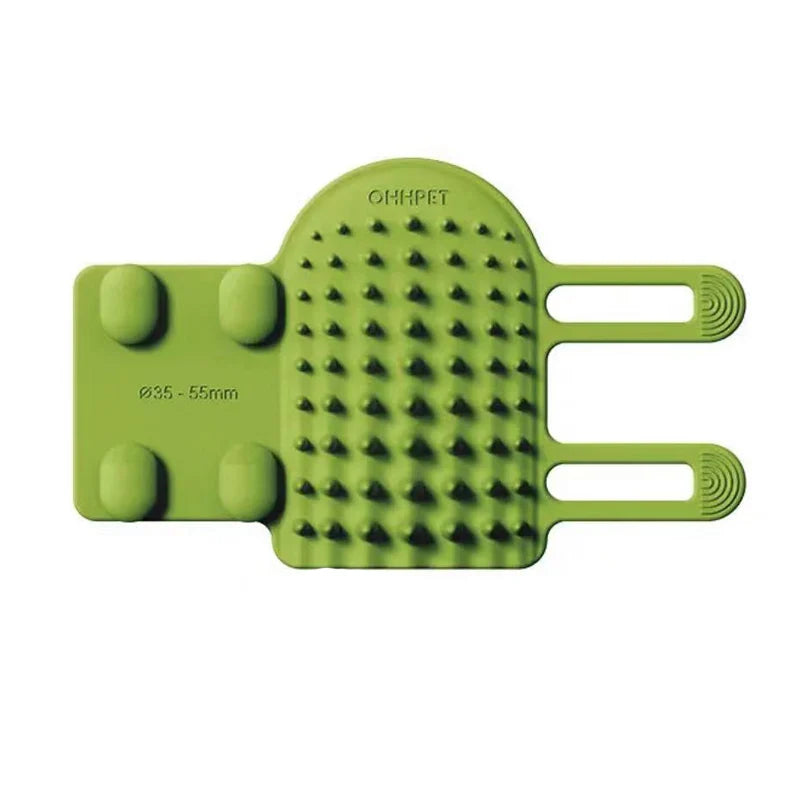 Self-Cleaning Wall & Corner Cat Groomer & Scratcher