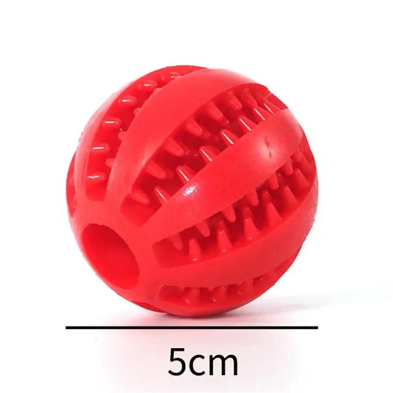 Interactive Dog Food Ball Pet Toy Chewing & Teeth Cleaning