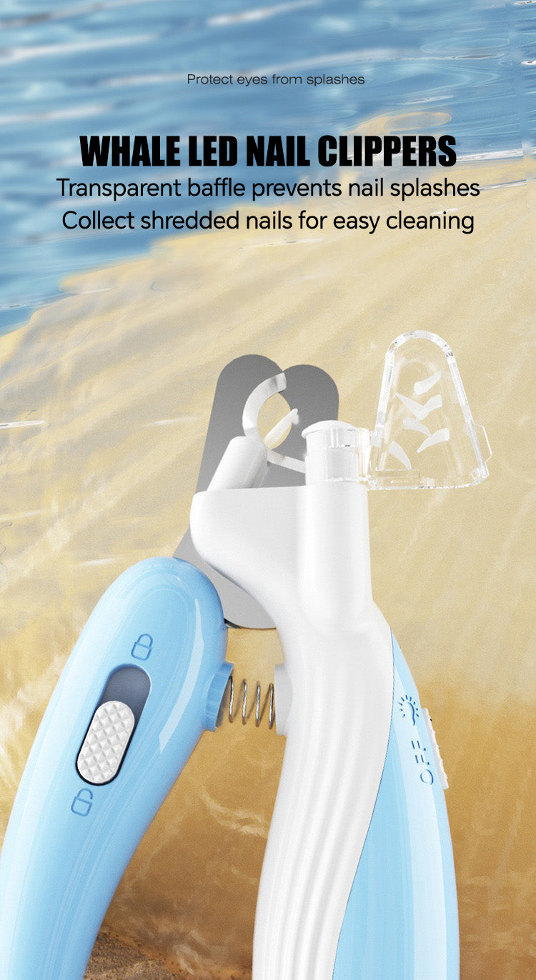 LED Cat & Dog Nail Professional Nail Clipper