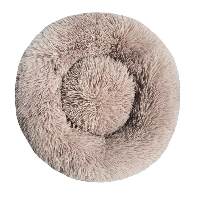 Round Warm Dog Bed Washable