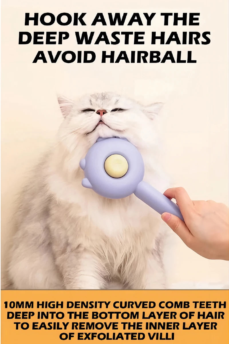 Massaging Cat Hair Removal Brush