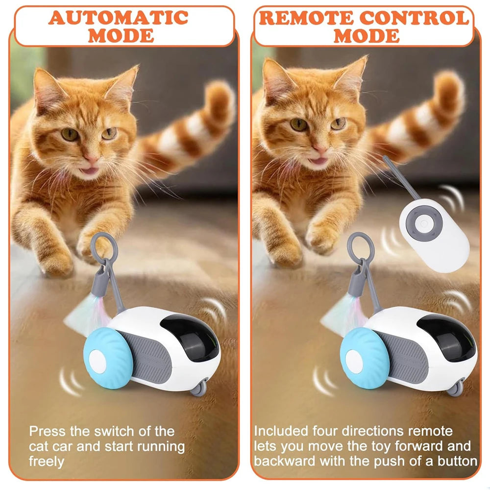 Smart Cat Toy Car Multiple Automatic Modes