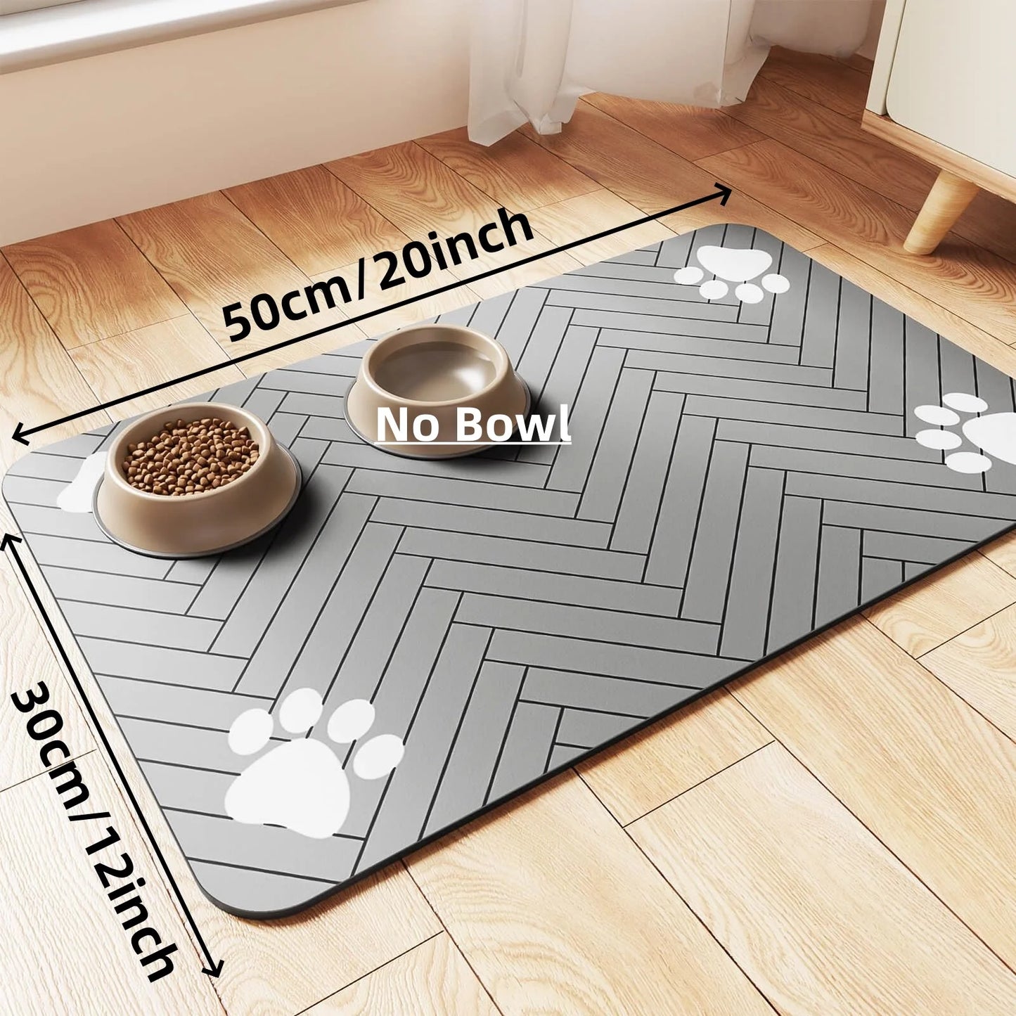 Waterproof Rubber Absorbent Pet Feeding Mat