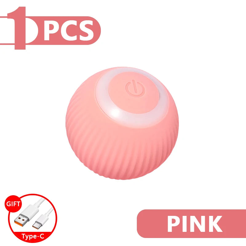 Interactive Cat Toys Ball, Automatic 360° Self-Rotating Rolling Ball