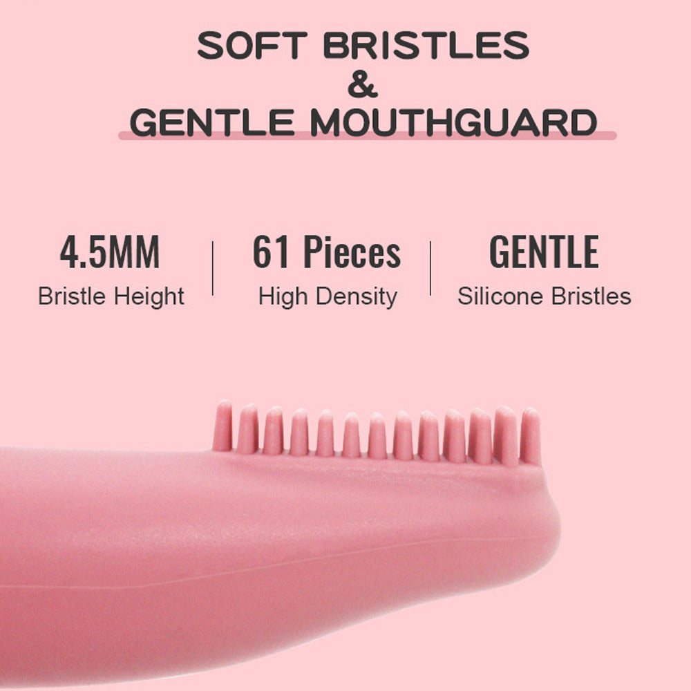 Soft Silicone Dog Cleaning Finger Toothbrush