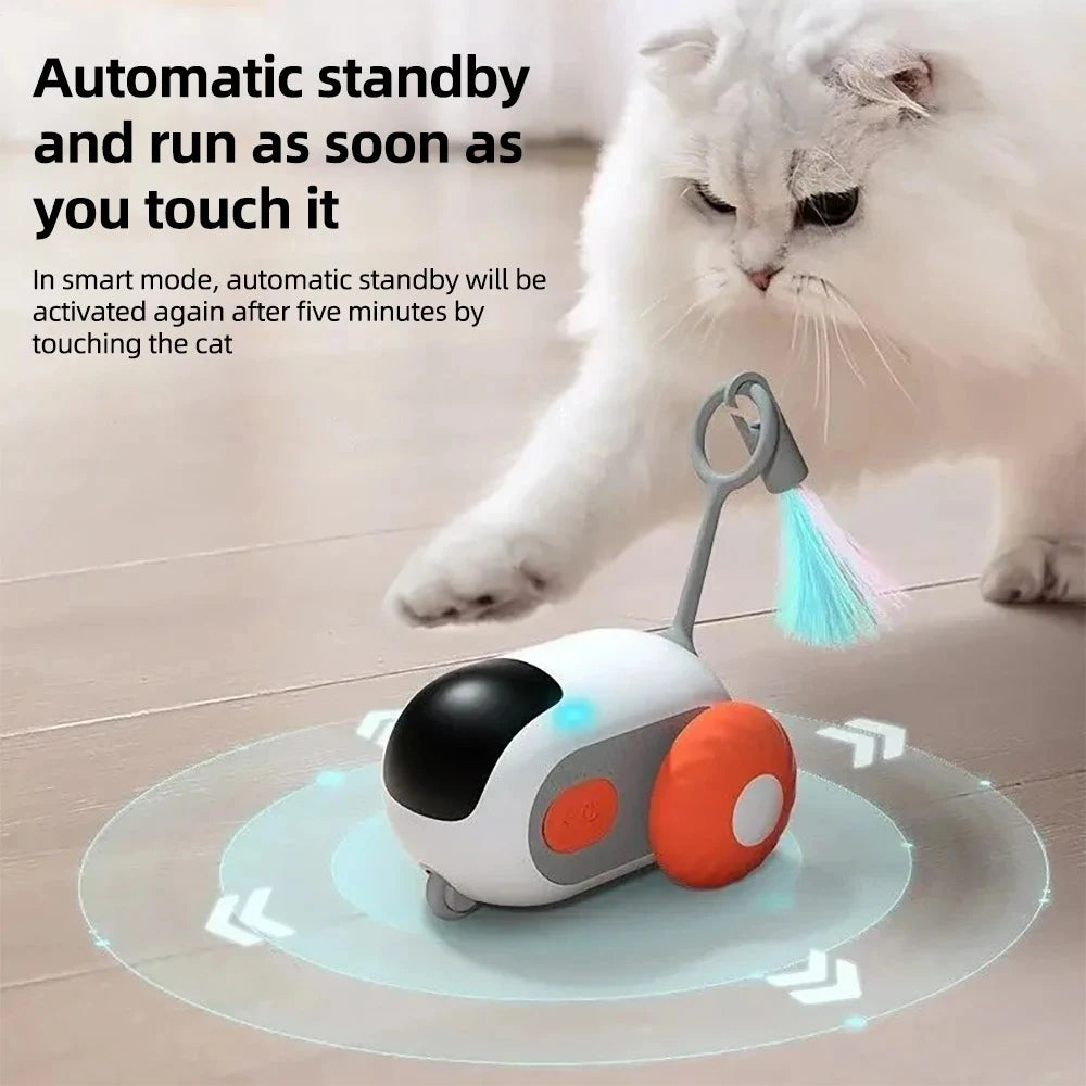 Smart Cat Toy Car Multiple Automatic Modes